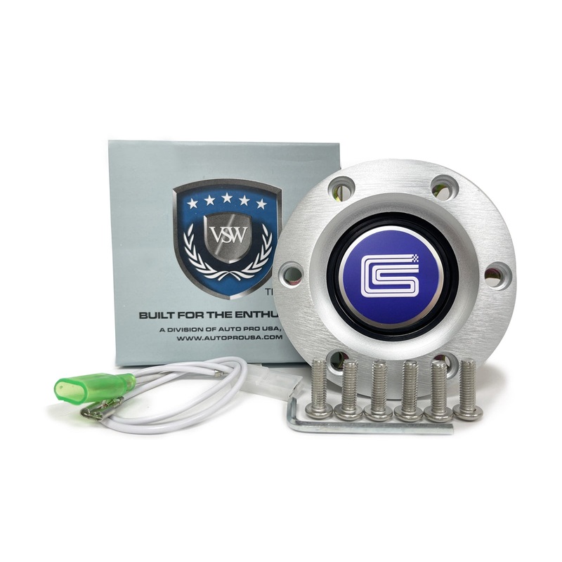VSW S6 | CS Shelby Emblem | Brushed Horn Button | STE1051BRU