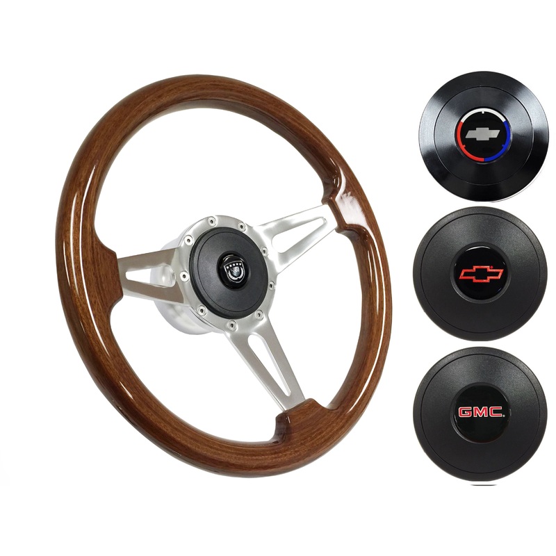 1960-73 Chevy Truck, GMC Steering Wheel Kit | Mahogany Wood | ST3078