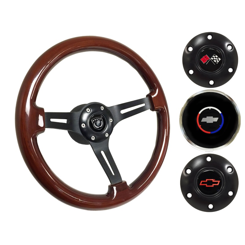1967-68 El Camino Steering Wheel Kit | Walnut Wood | ST3027
