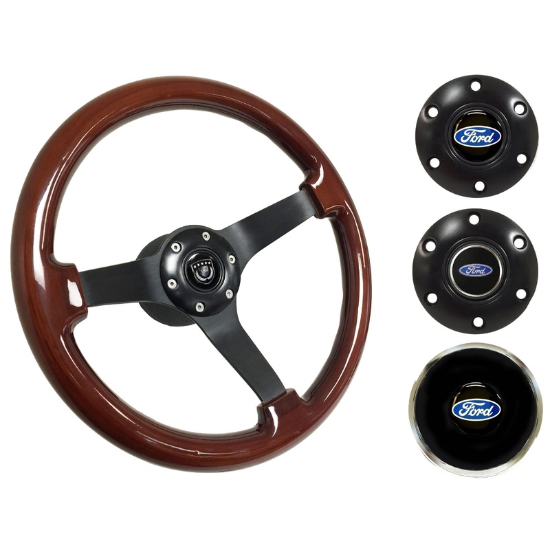 1969, 78-91 Ford Truck Steering Wheel Kit | Mahogany Wood |  ST3127