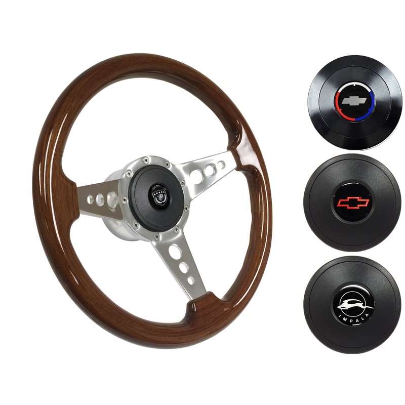 1969-85 Impala Steering Wheel Kit | Mahogany Wood | ST3076