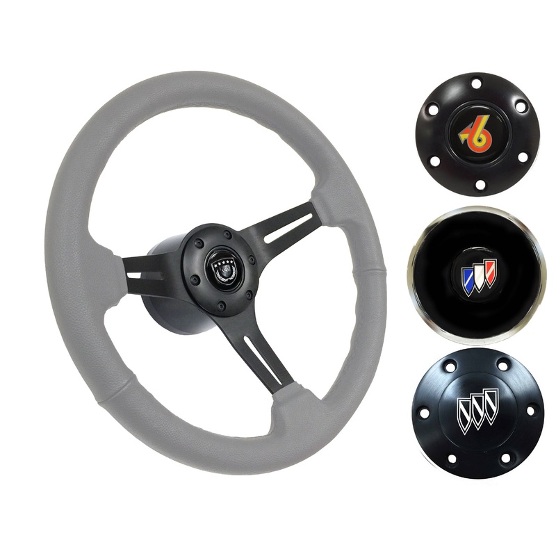 1969-89 Buick Steering Wheel Kit | Grey Leather | ST3060GRY
