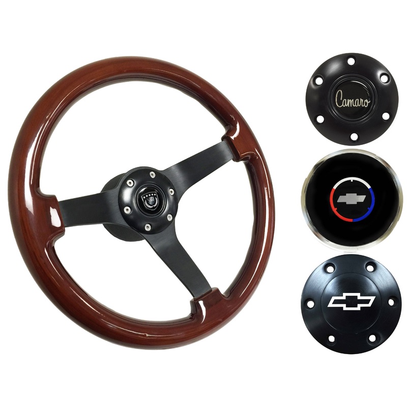 1969-89 Camaro Steering Wheel Kit | Mahogany Wood |  ST3127