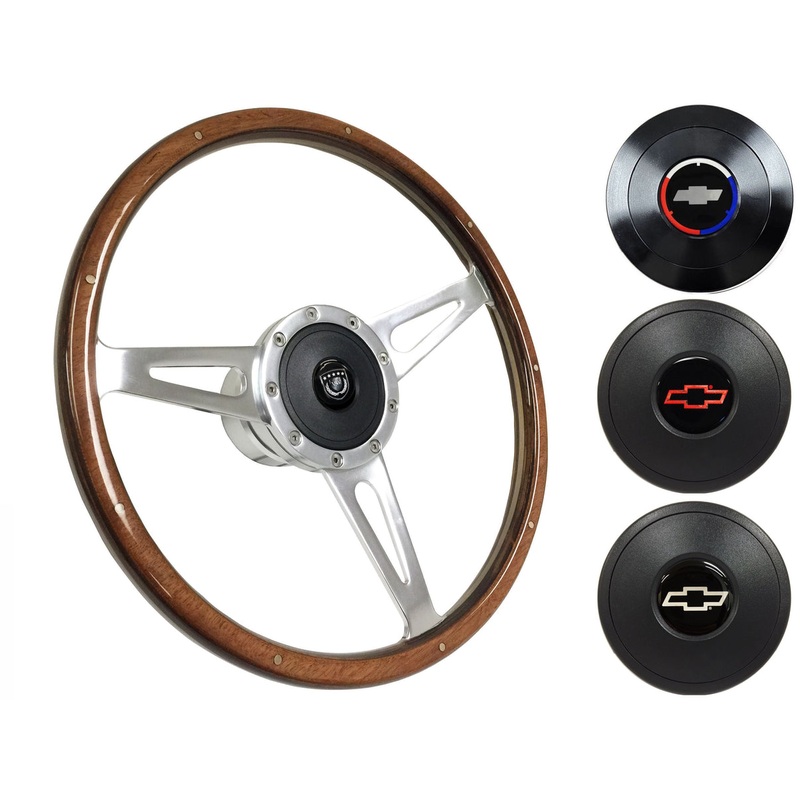 1970-88 Monte Carlo Steering Wheel Kit | Deluxe Walnut Wood | ST3053