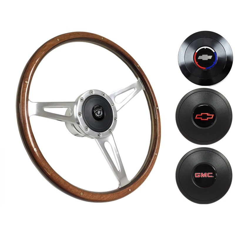 1974-94 Chevy Truck, GMC Steering Wheel Kit | Deluxe Walnut Wood | ST3053