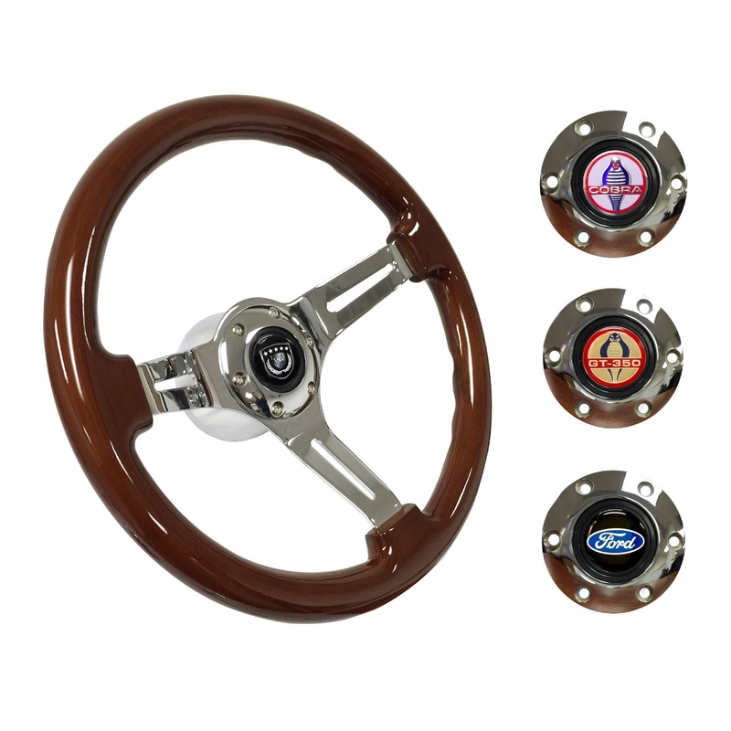 1979-82 Ford Mustang Steering Wheel Kit | Mahogany Wood | ST3011