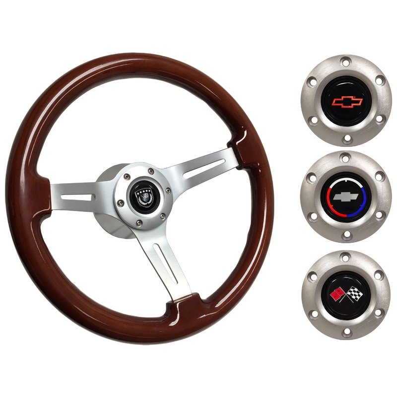 1984-89 Corvette Steering Wheel Kit | Mahogany Wood | ST3027S
