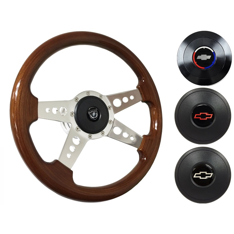 1984-89 Corvette Steering Wheel Kit | Mahogany Wood | ST3082