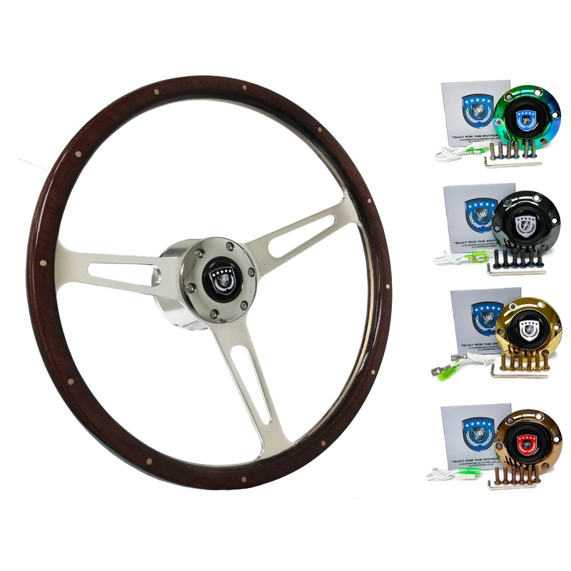 1989-98 Nissan Maxima Steering Wheel Kit | Deluxe Espresso Wood | ST3553A