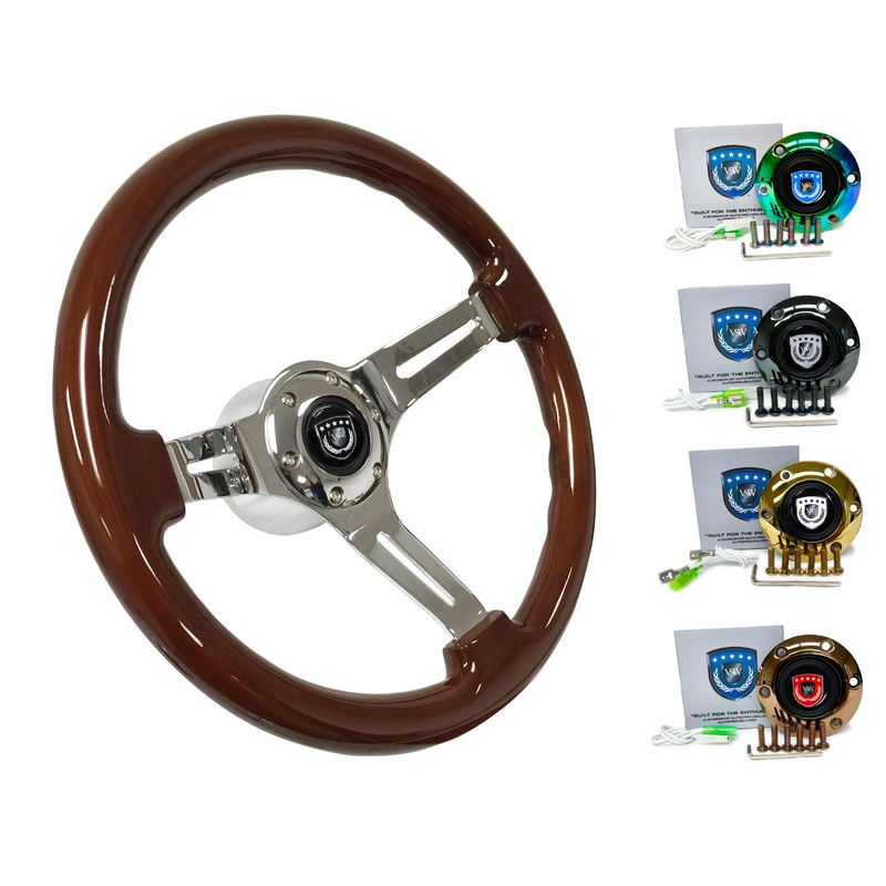1993-06 Nissan Altima Steering Wheel Kit | Mahogany Wood | ST3011