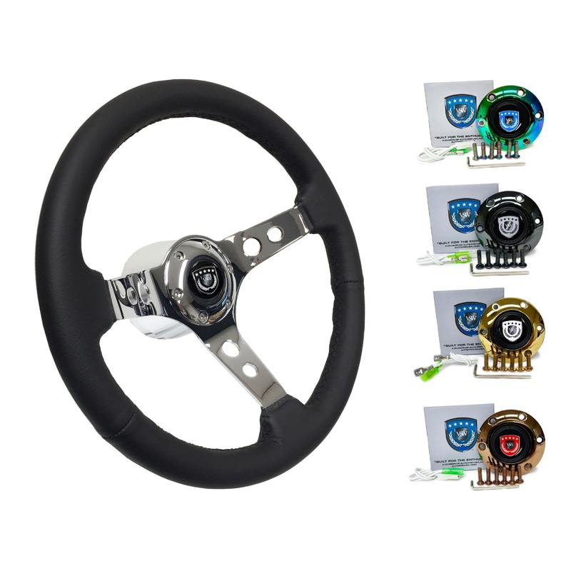 1994-98 Porsche 911 (993) Steering Wheel Kit | Black Leather | ST3095
