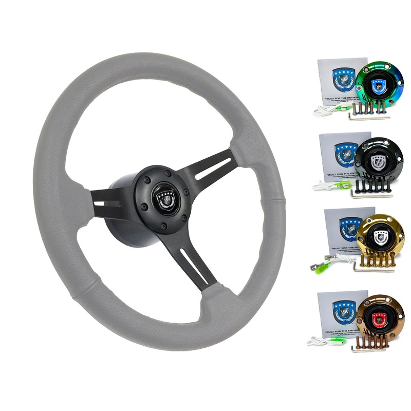 1997-04 Porsche Boxster (986 Manual) Steering Wheel Kit | Grey Leather | ST3060GRY