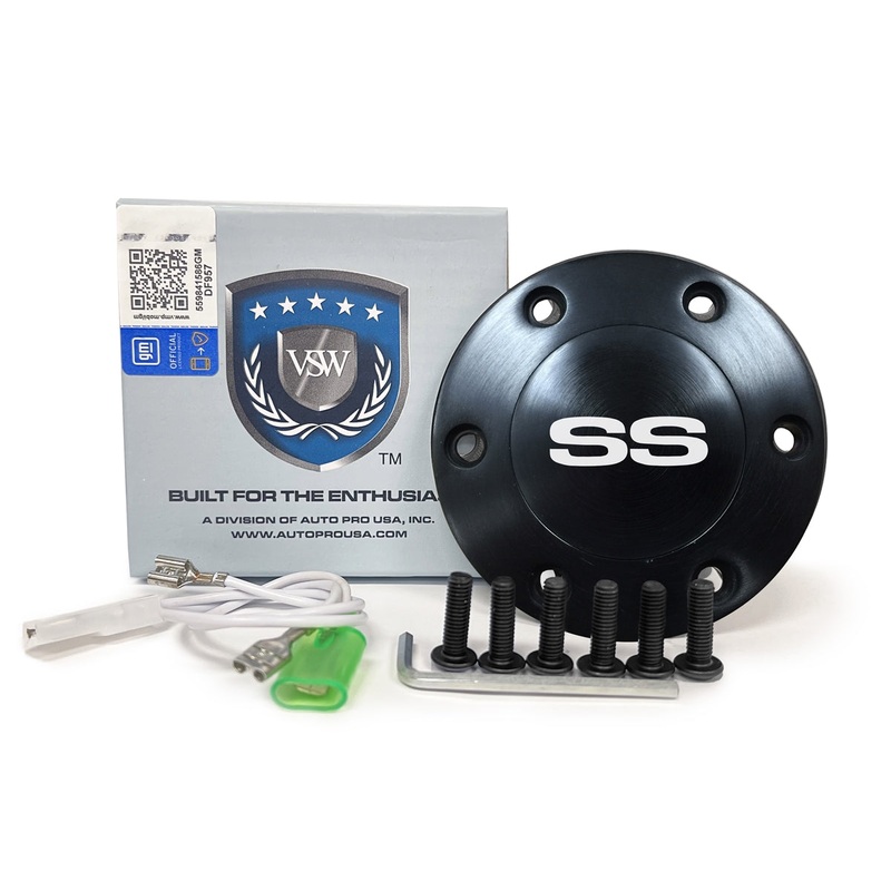 VSW S6 | SS Emblem | Black Etched Horn Button | STE1007-78B