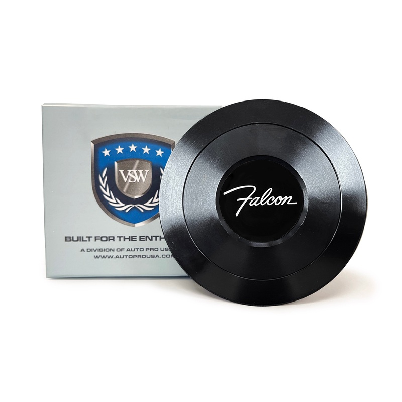 VSW S9 | Ford Falcon Emblem | Black Billet Horn Button | STE1052-21B