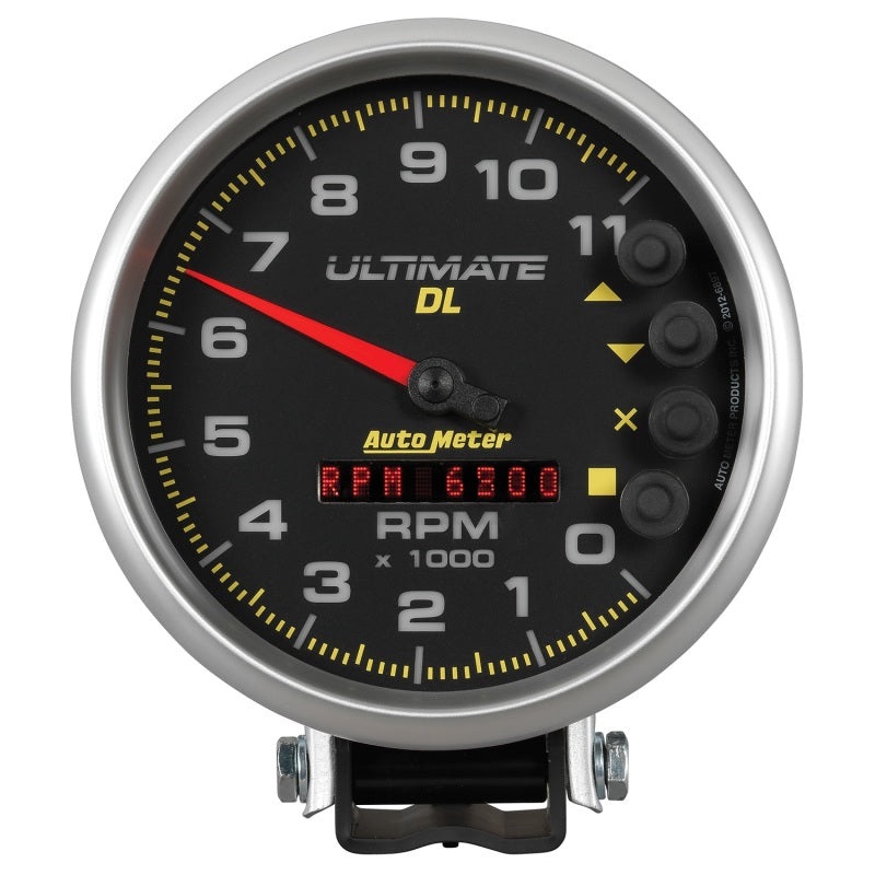 Autometer 5 inch Ultimate DL Playback Tachometer 11000 RPM – Black