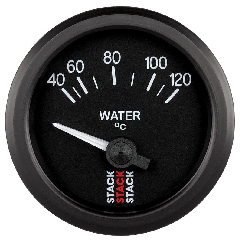 Autometer 52mm Stack Instruments 40-120 Degree C Electric Water Temperature Gauge – Black