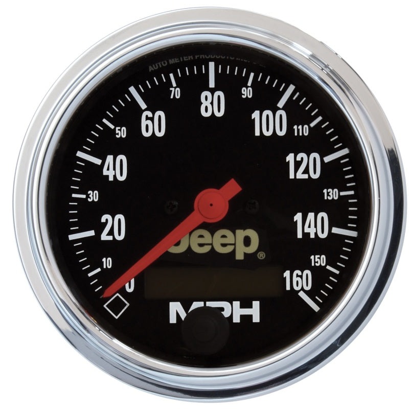 Autometer Jeep 3.375 In-Dash 0-160 MPH Electrical Speedometer Gauge – Programmable