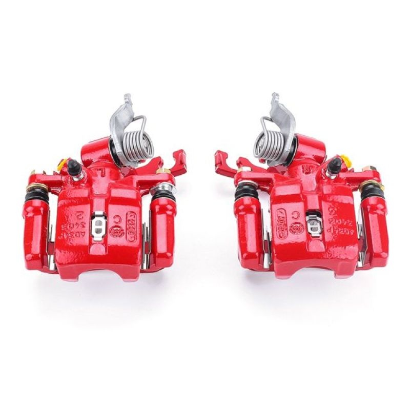 Power Stop 98-02 Honda Accord Rear Red Calipers w/Brackets – Pair