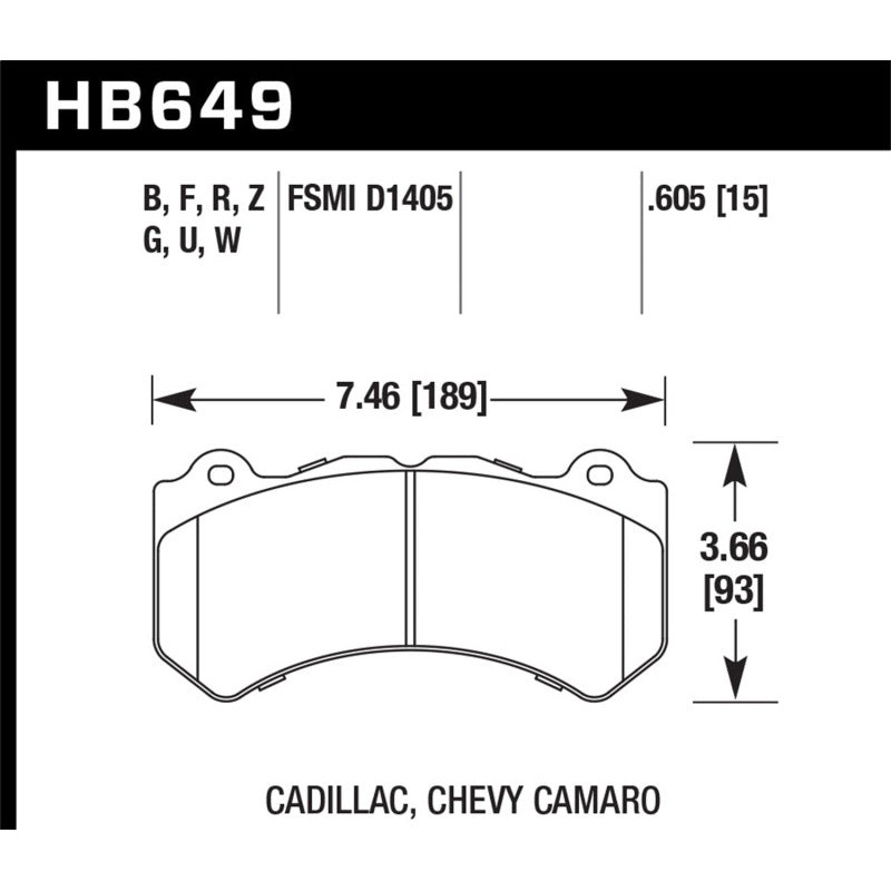 Hawk Performance Ceramic Street Brake Pads