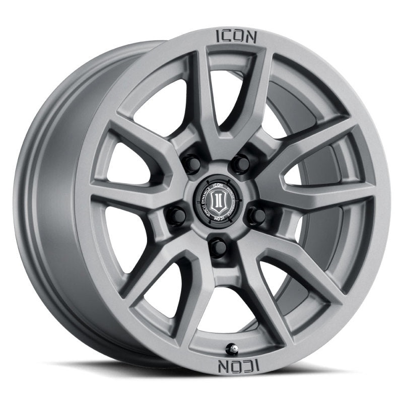 ICON Vector 5 17×8.5 5×150 25mm Offset 5.75in BS 110.1mm Bore Titanium Wheel