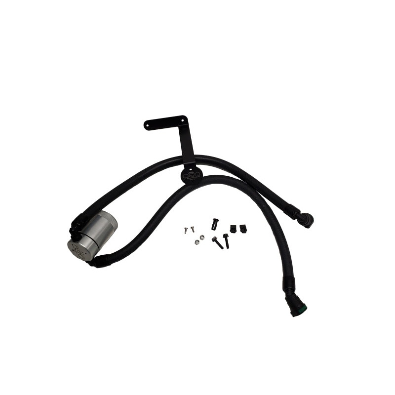 J&L 2011-2025 Ford F-150 2.7L/3.5L/5.0L Passenger Side Oil Separator 3.0 – Clear Anodized