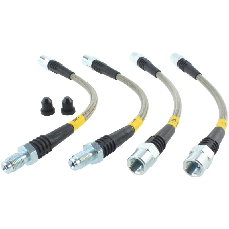 StopTech 87-91 BMW M3 / 89-4/91 325/328 Series (E30/E36) Rear Stainless Steel Brake Line Kit