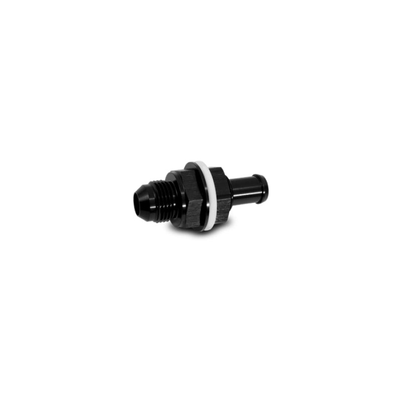 Vibrant Bulkhead Fuel Cell Adapter -6AN Male Flare x 5/16in Barb