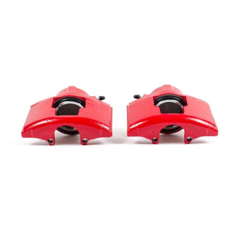 Power Stop 90-00 Chevrolet C3500 Front Red Calipers w/o Brackets – Pair