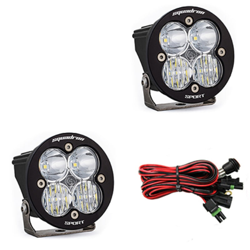 Baja Designs Squadron R Sport Driving/Combo Pair LED Light Pods – Clear