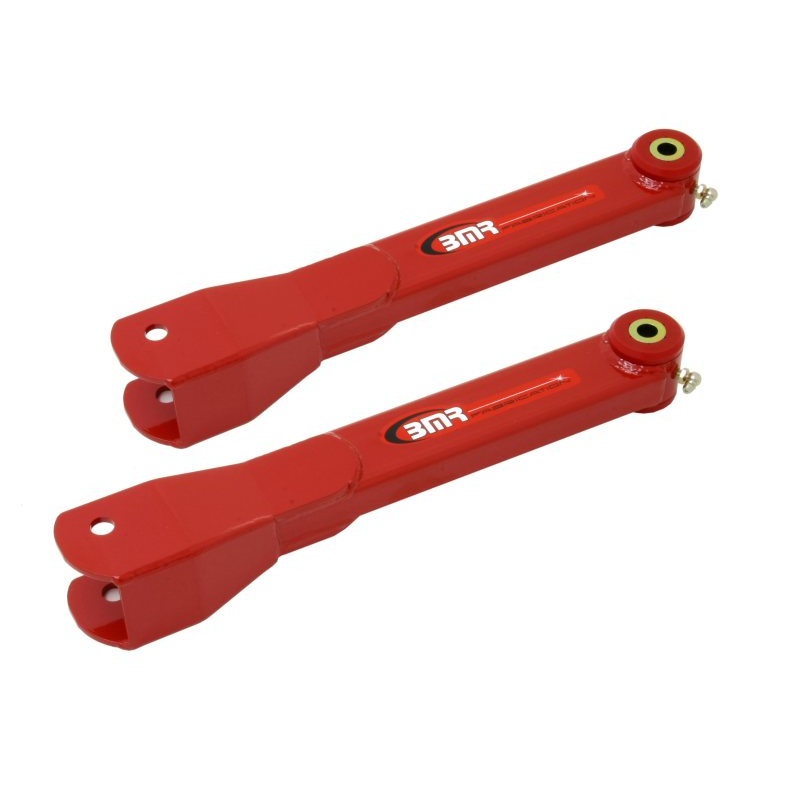 BMR 10-15 5th Gen Camaro Non-Adj. Rear Trailing Arms (Polyurethane) – Red