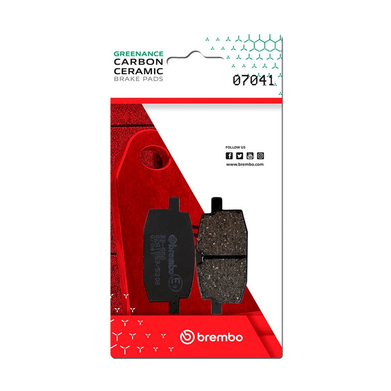 Brembo OE Yamaha Axis/Yamaha Bws/Yamaha Zest/Yamaha Crz Carbon Ceramic Brake Pad – Front
