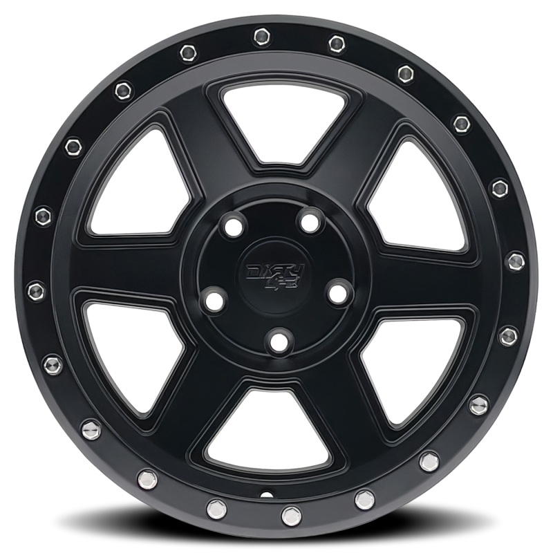 Dirty Life 9315 Compound 17×9 / 6×139.7 BP / -12mm Offset / 106mm Hub Matte Black Wheel