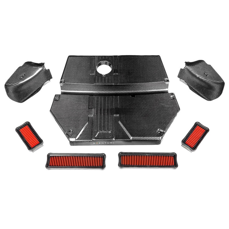 Eventuri – F97 X3M / F98 X4M Black Carbon Airbox Lid + Carbon Scoops