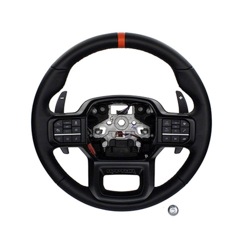 Ford Racing 2021+ F-150 Raptor Steering Wheel Kit – Black
