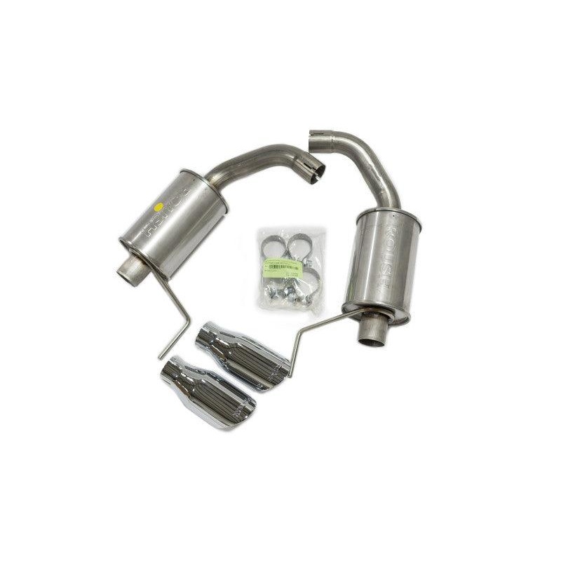 Roush 2015-2024 Ford Mustang 3.7L/2.3L V6/I4 Exhaust Kit w/ Round Tips