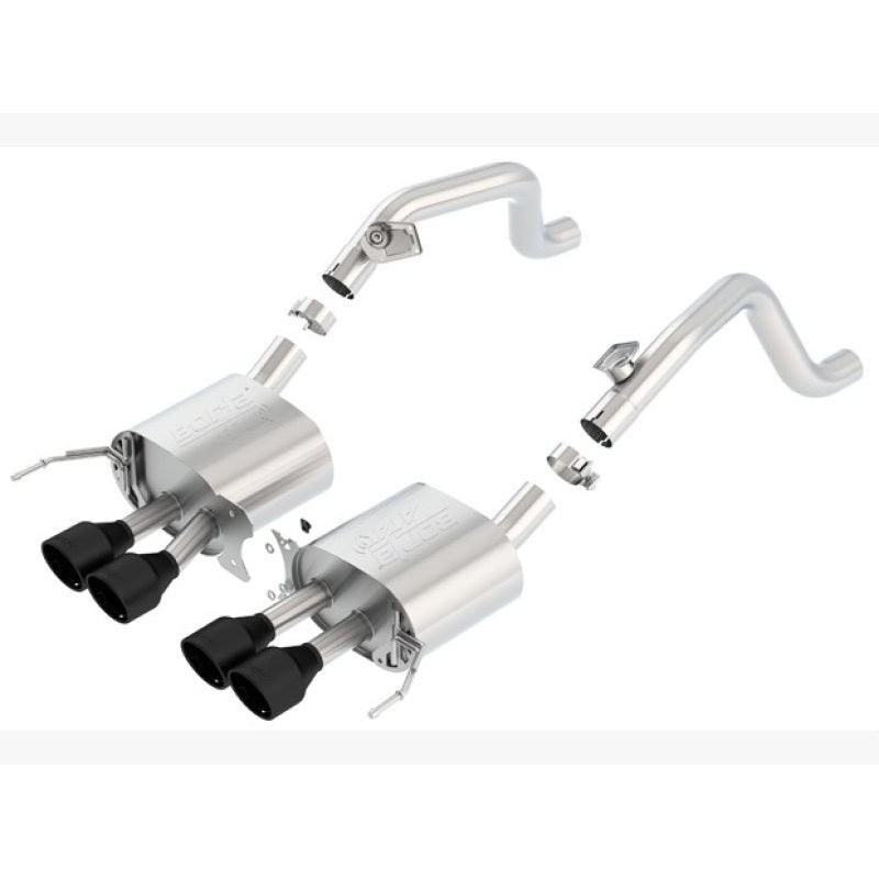 Borla 14-19 C7 Corvette Stingray Axle-Back ATAK Exhaust 2.75in To Muffler Dual 2.0in Out 4.25in Tip
