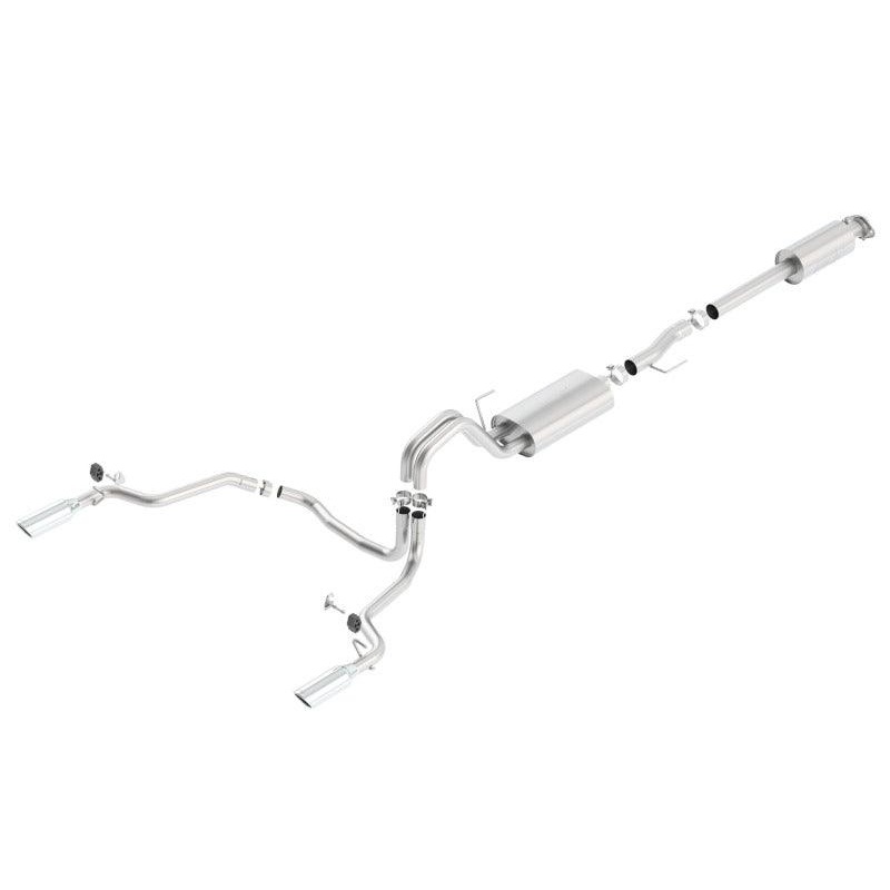 Borla 15-20 Ford F-150 3.5L EcoBoost Ext. Cab Std. Bed Catback Exhaust S-Type Single Split Rear Exit