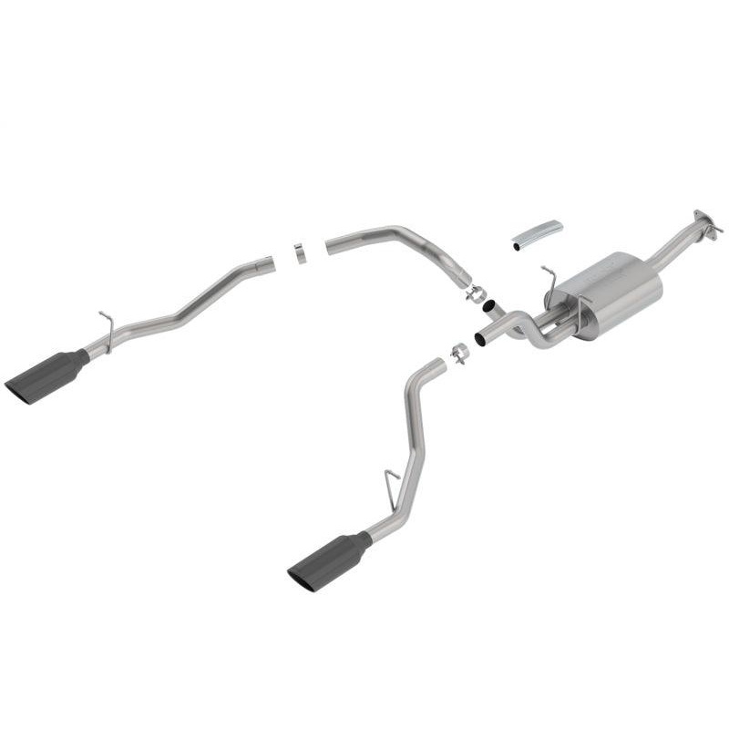 Borla 2019 RAM 1500 5.7L V8 AT 4DR Crew Cab Short Bed Atak SS Catback Exhaust – Black Chrome Tip
