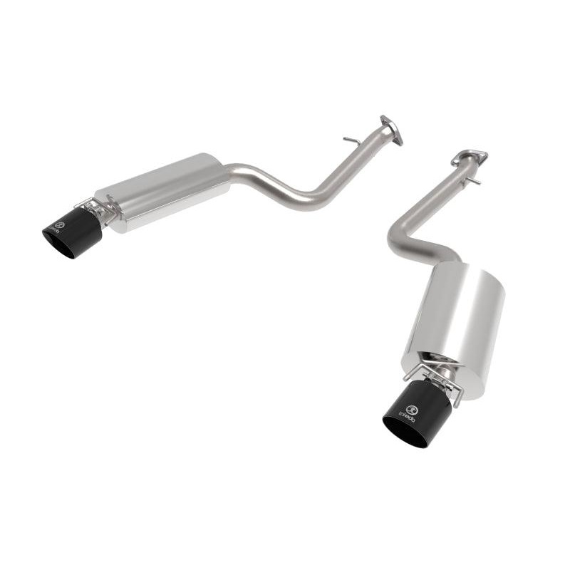 aFe – Takeda 14-22 Lexus IS350 V6 2.5in. 304 Stainless Steel Axle-Back Exhaust System w/ Black Tip