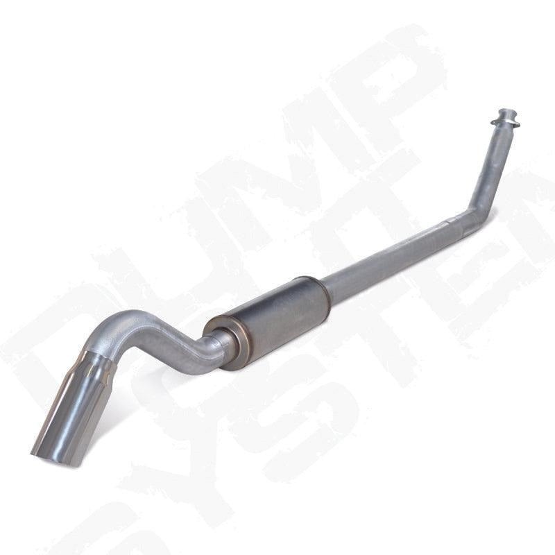 Diamond Eye 4in AL TURBO BACK SGL DUMP OUT 94-02 DODGE NO MFLR INCLUDING TIP