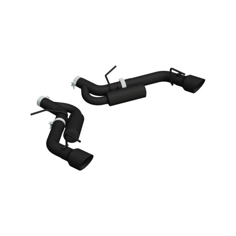 MBRP 16-19 Chevrolet Camaro SS Dual Rear Exit Axle Back w/ 4.5in OD Tips – BLK (Non NPP Models)
