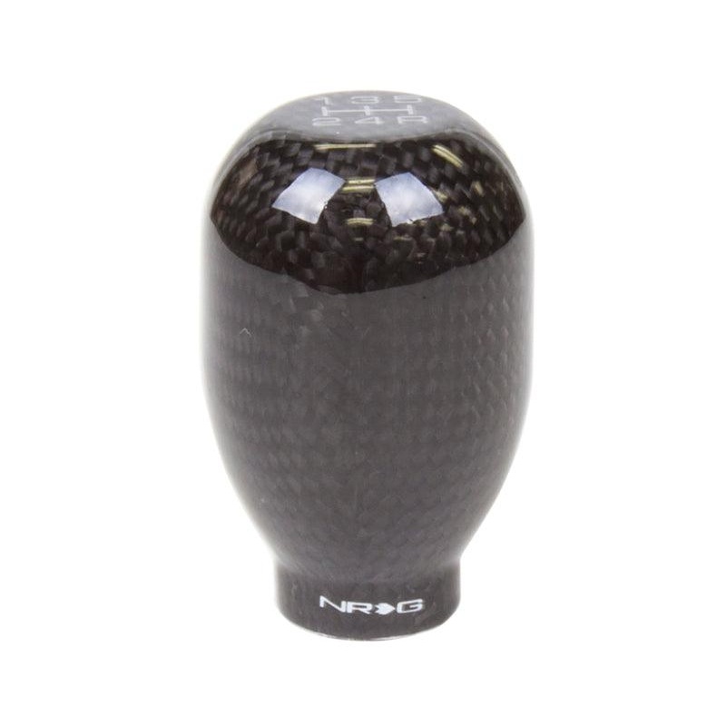 NRG Universal Shift Knob 42mm – Heavy Weight 480G / 1.1Lbs. – Black Carbon Fiber (5 Speed)