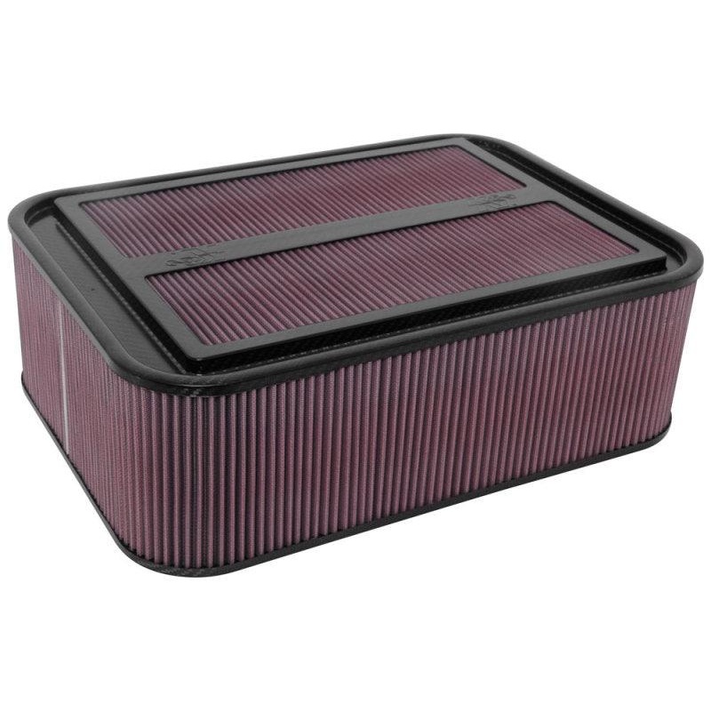 K&N Custom Racing Assembly Carbon Fiber Air Box w/o Base – Large