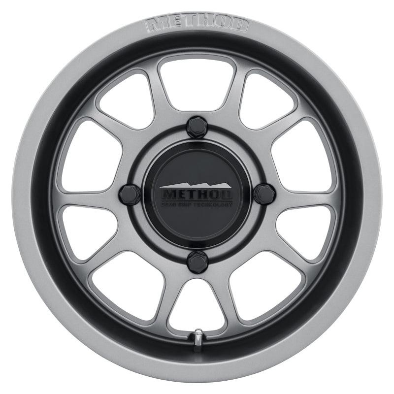Method MR409 Bead Grip 15×7 / 5+2/38mm Offset / 4×156 / 132mm CB Steel Grey Wheel