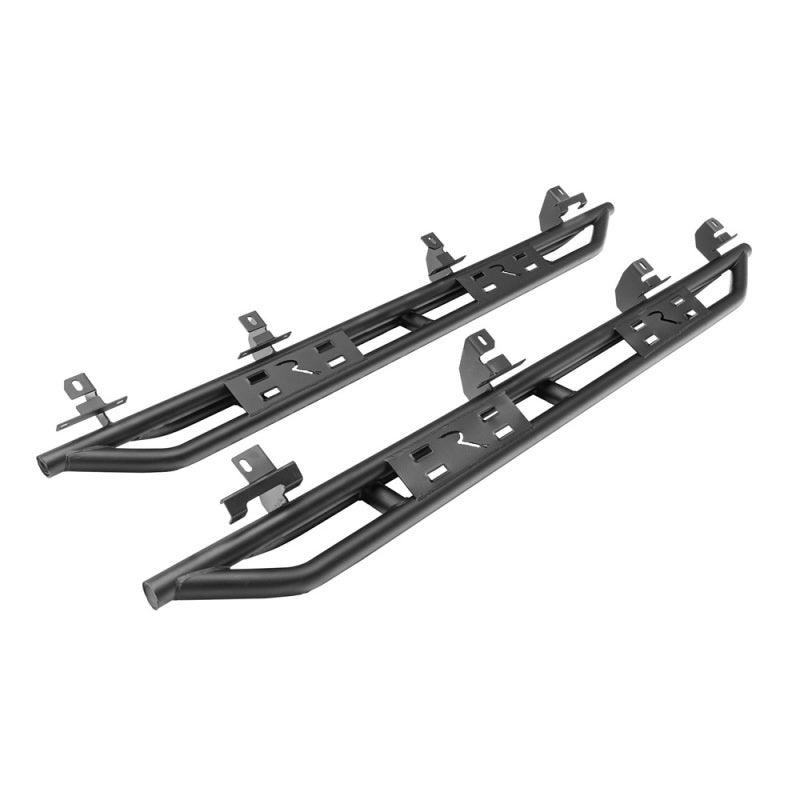 Rampage 20-22 Jeep Gladiator SRS Sidebar Rock Crawler Steps – Black