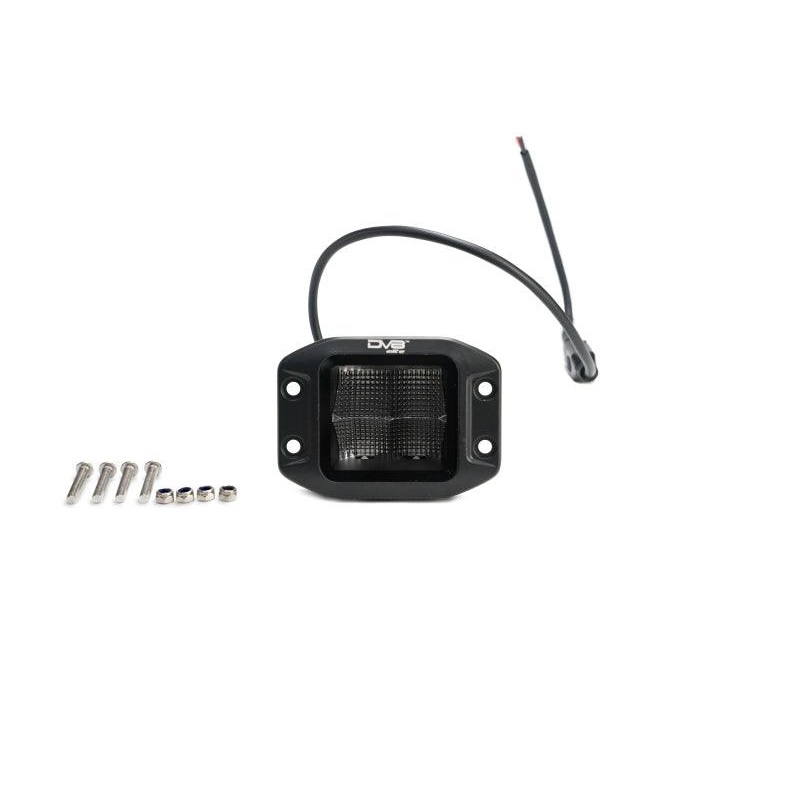 DV8 Offroad Elite Series 3in Cube LED Light 40W Spot 3W LED