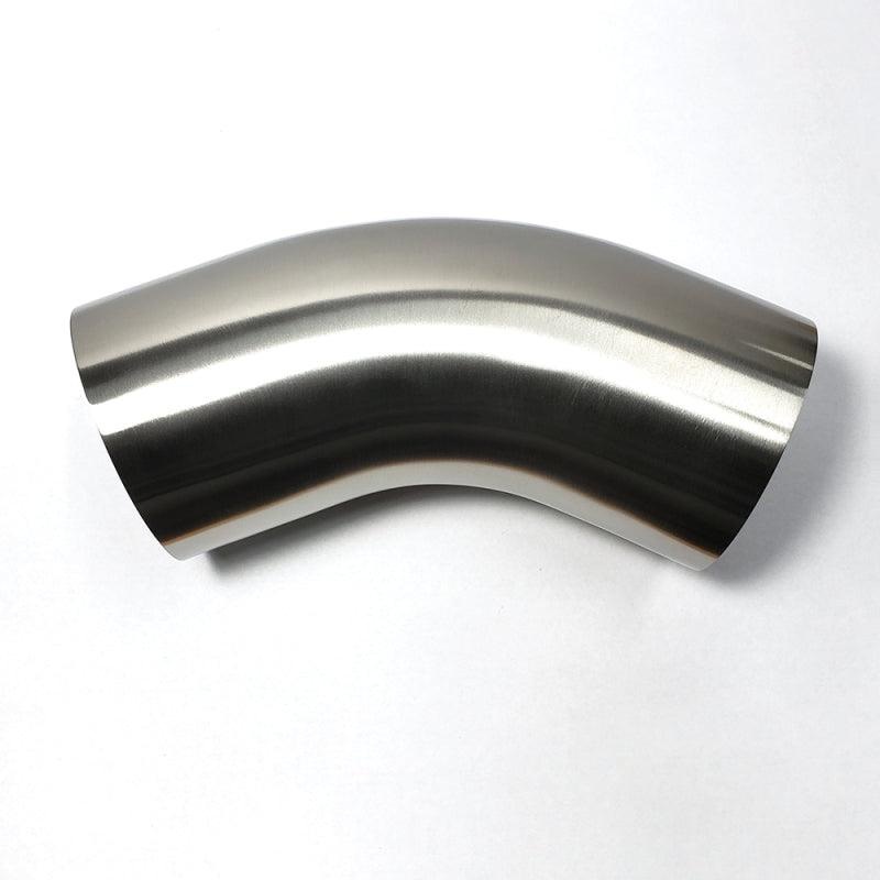 Stainless Bros 1.75in SS304 45 Degree Bend Elbow – 1.5D / 2.625in CLR – 16GA / .065in Wall w/ Leg