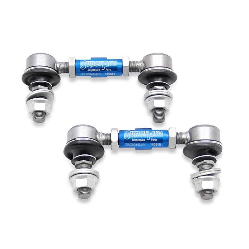 SuperPro 1997 Chevrolet Corvette 0 Front HD Adjustable End Link Set (12mm Studs 100mm-120mm Length)
