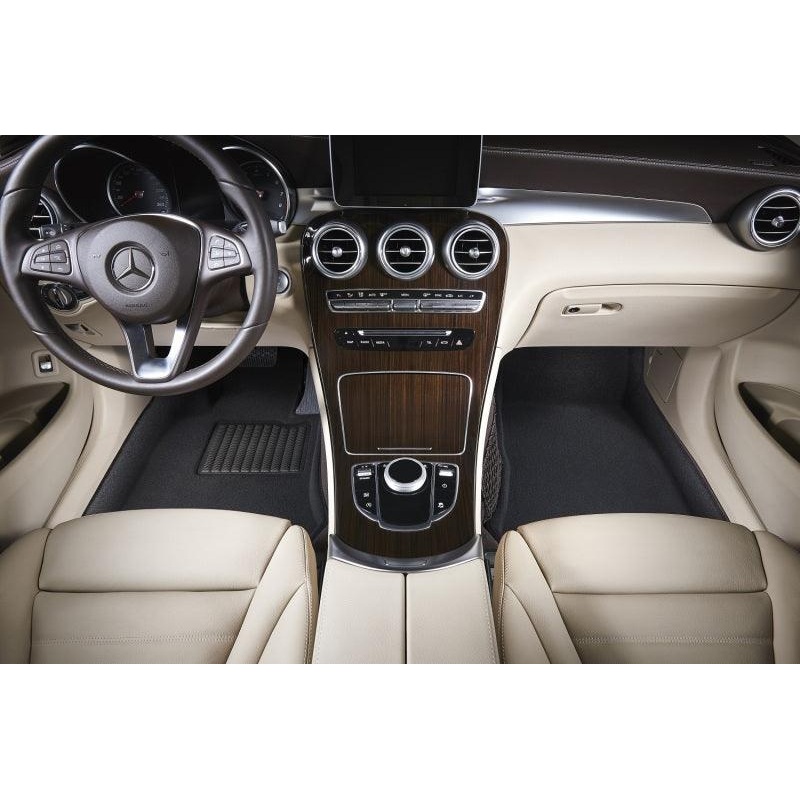 3D Maxpider 21-22 Tesla Model Y Elegant 1st 2nd Row – Floor Mat Set (Black)