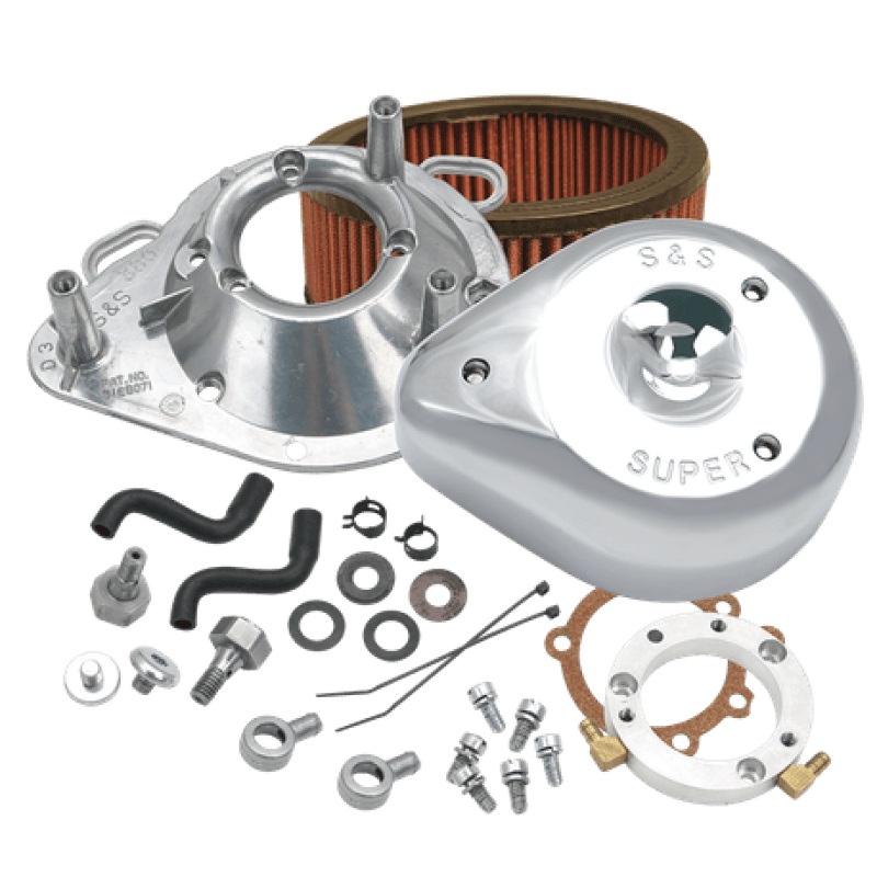 S&S Cycle 01-17 Stock EFI BT Models Teardrop Air Cleaner Kit